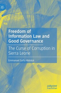 Front cover_Freedom Of Information Law And Good Governance