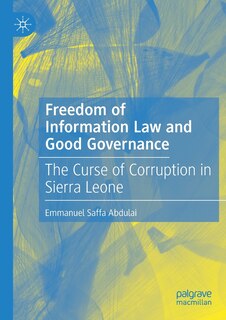 Couverture_Freedom of Information Law and Good Governance