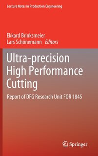 Couverture_Ultra-precision High Performance Cutting