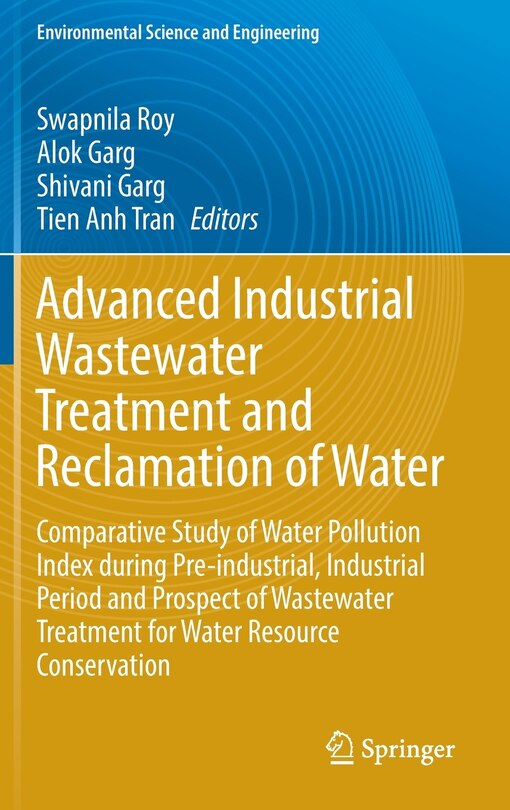 Front cover_Advanced Industrial Wastewater Treatment and Reclamation of Water