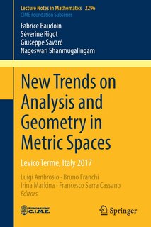 Couverture_New Trends On Analysis And Geometry In Metric Spaces
