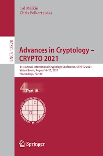 Front cover_Advances in Cryptology - CRYPTO 2021