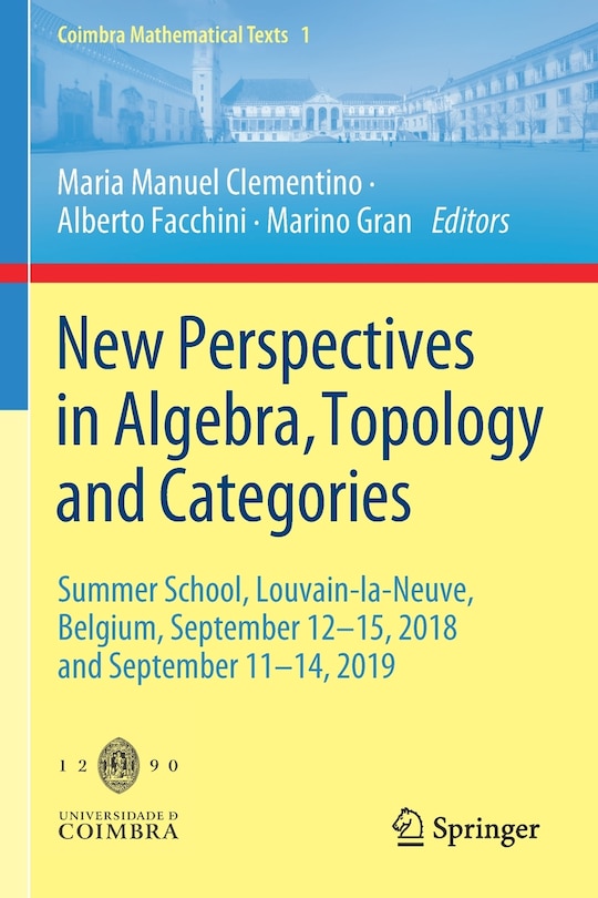 Front cover_New Perspectives in Algebra, Topology and Categories