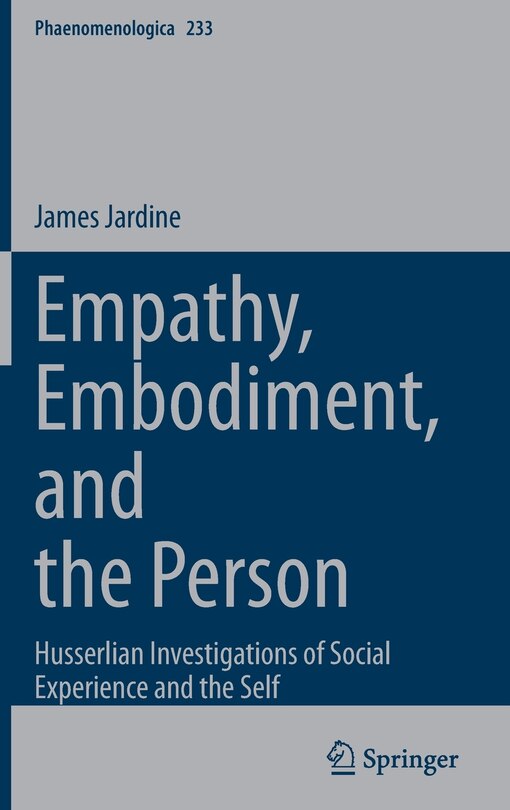Couverture_Empathy, Embodiment, And The Person