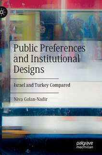 Couverture_Public Preferences And Institutional Designs