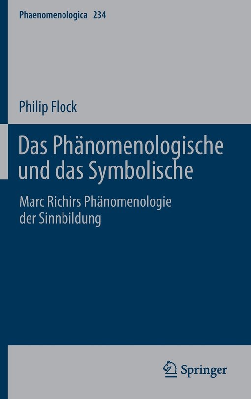 Couverture_Das Phänomenologische und das Symbolische
