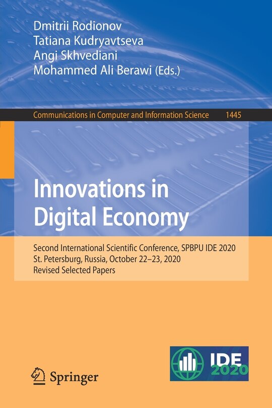 Front cover_Innovations in Digital Economy