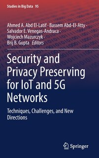 Couverture_Security And Privacy Preserving For Iot And 5g Networks