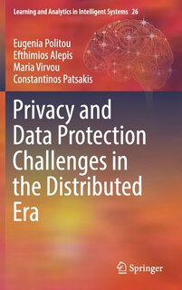 Couverture_Privacy And Data Protection Challenges In The Distributed Era