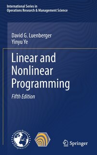 Front cover_Linear And Nonlinear Programming