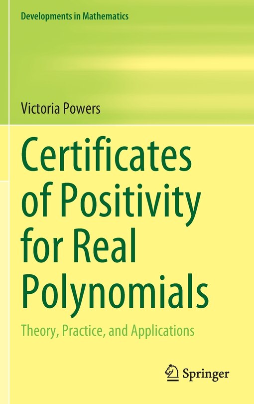 Couverture_Certificates Of Positivity For Real Polynomials