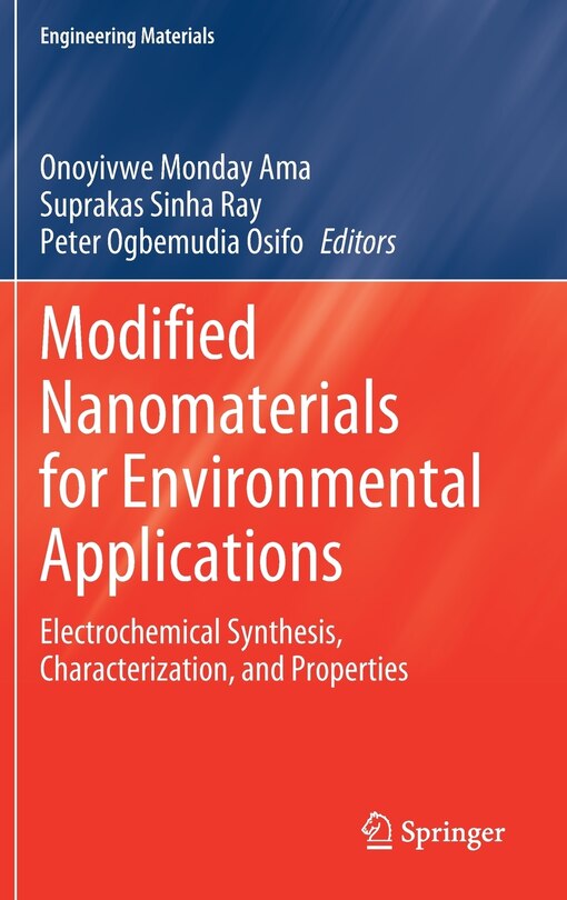 Front cover_Modified Nanomaterials For Environmental Applications