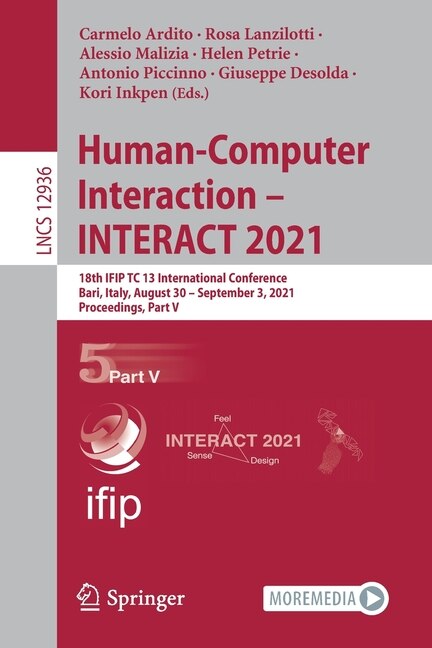Couverture_Human-Computer Interaction - INTERACT 2021