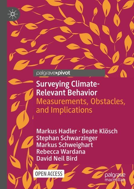Front cover_Surveying Climate-relevant Behavior