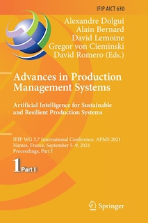 Front cover_Advances in Production Management Systems. Artificial Intelligence for Sustainable and Resilient Production Systems