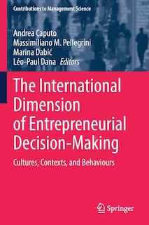 Front cover_The International Dimension of Entrepreneurial Decision-Making