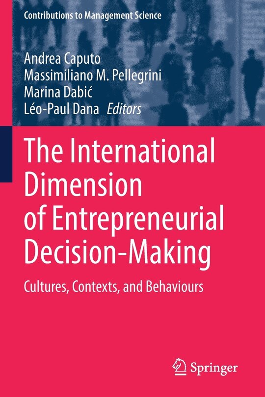 Front cover_The International Dimension of Entrepreneurial Decision-Making
