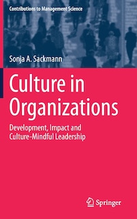 Front cover_Culture In Organizations