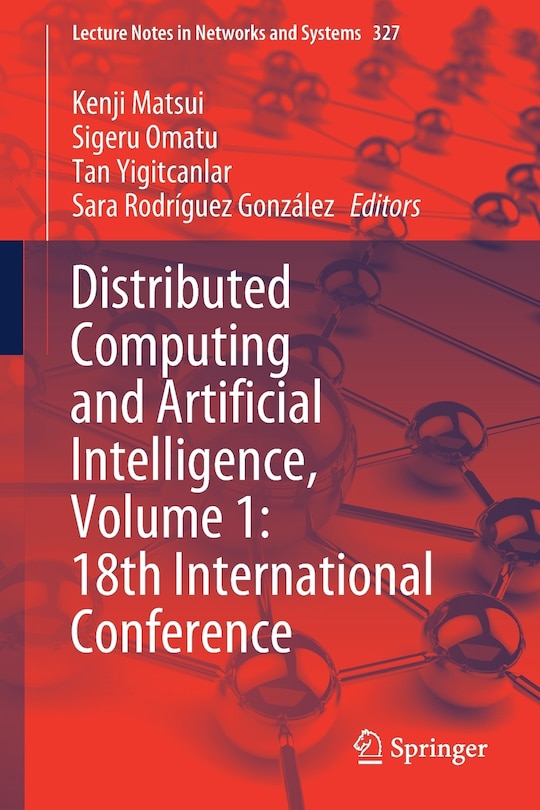 Couverture_Distributed Computing And Artificial Intelligence, Volume 1