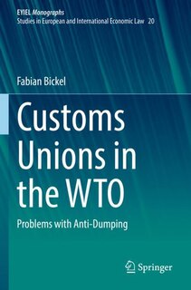 Couverture_Customs Unions in the WTO