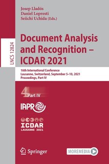 Couverture_Document Analysis And Recognition - Icdar 2021