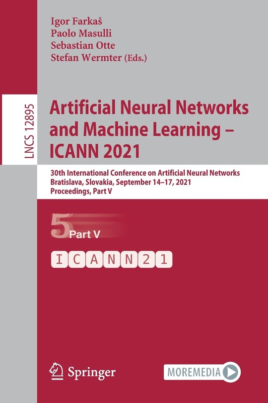 Front cover_Artificial Neural Networks and Machine Learning - ICANN 2021