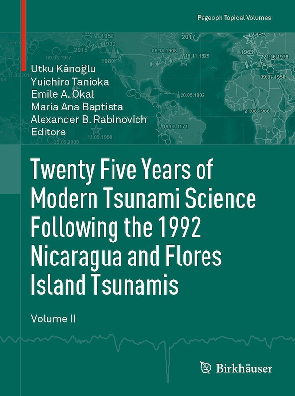 Front cover_Twenty Five Years Of Modern Tsunami Science Following The 1992 Nicaragua And Flores Island Tsunamis. Volume Ii