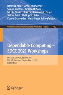 Couverture_Dependable Computing - EDCC 2021 Workshops
