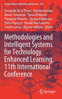 Couverture_Methodologies And Intelligent Systems For Technology Enhanced Learning, 11th International Conference