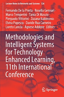 Couverture_Methodologies and Intelligent Systems for Technology Enhanced Learning, 11th International Conference
