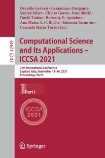 Front cover_Computational Science And Its Applications - Iccsa 2021