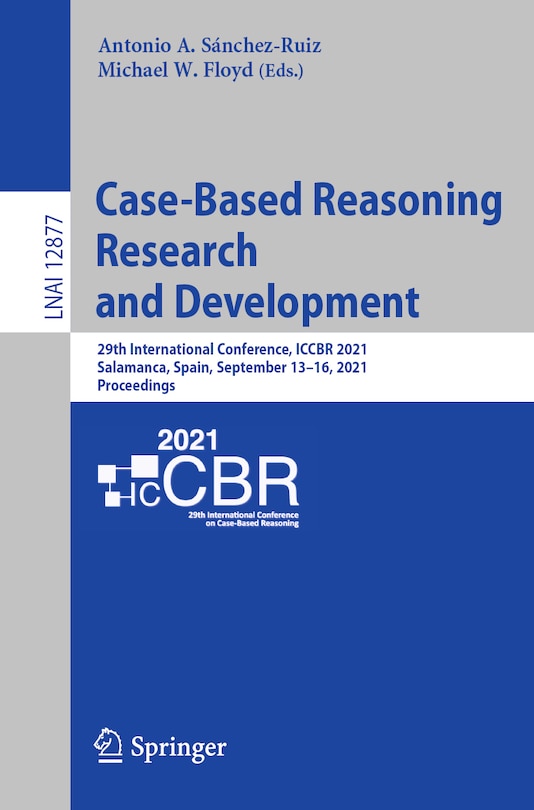 Front cover_Case-based Reasoning Research And Development