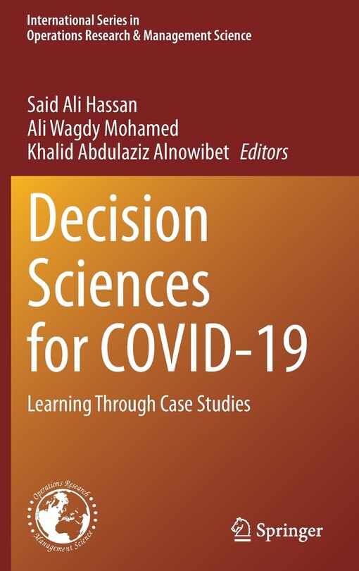 Couverture_Decision Sciences For Covid-19