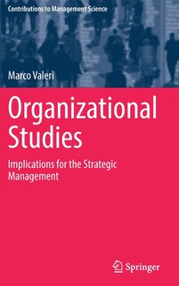 Front cover_Organizational Studies