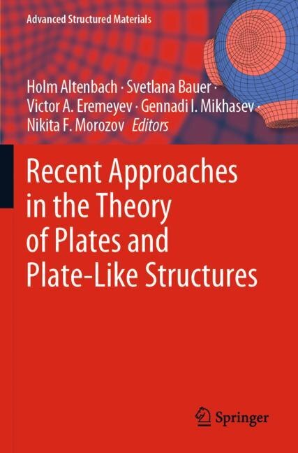 Couverture_Recent Approaches in the Theory of Plates and Plate-Like Structures