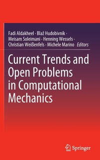 Front cover_Current Trends And Open Problems In Computational Mechanics
