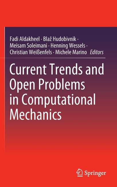 Front cover_Current Trends And Open Problems In Computational Mechanics