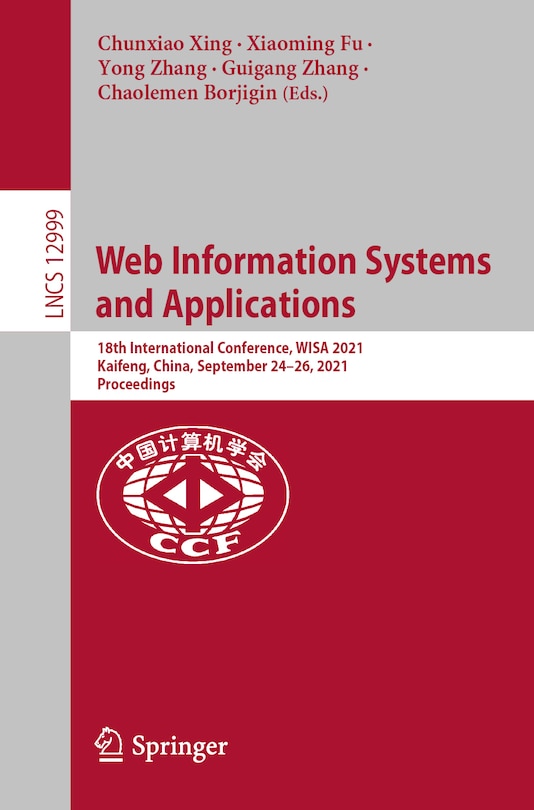 Front cover_Web Information Systems And Applications
