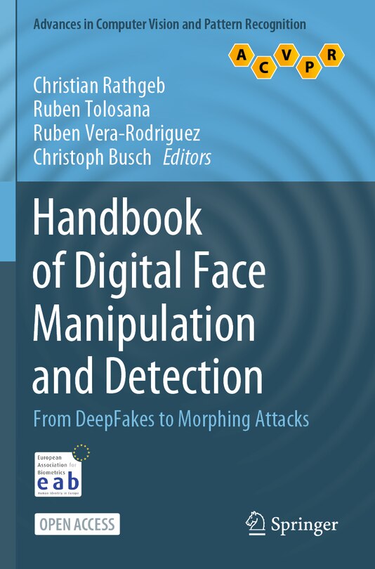Front cover_Handbook Of Digital Face Manipulation And Detection