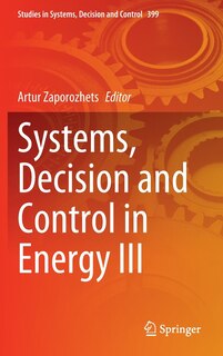 Couverture_Systems, Decision And Control In Energy Iii