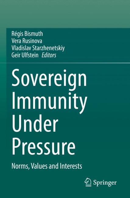 Front cover_Sovereign Immunity Under Pressure