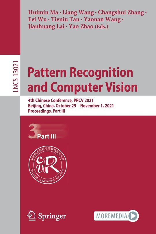 Couverture_Pattern Recognition and Computer Vision