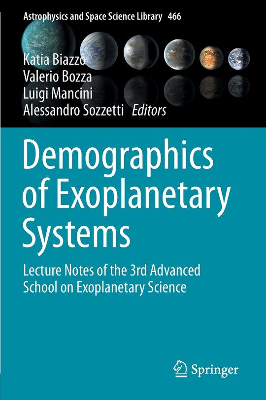 Front cover_Demographics of Exoplanetary Systems