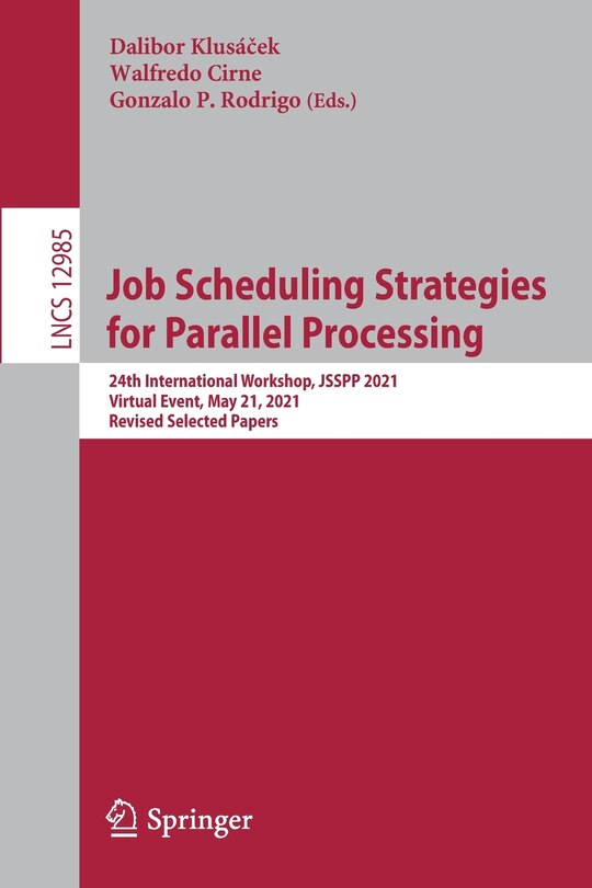 Front cover_Job Scheduling Strategies For Parallel Processing