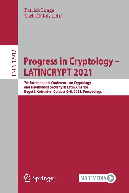 Couverture_Progress in Cryptology - LATINCRYPT 2021
