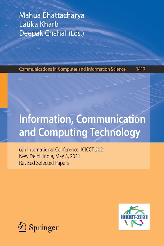 Front cover_Information, Communication And Computing Technology