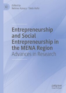 Couverture_Entrepreneurship And Social Entrepreneurship In The Mena Region