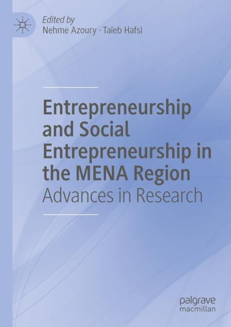 Front cover_Entrepreneurship and Social Entrepreneurship in the MENA Region