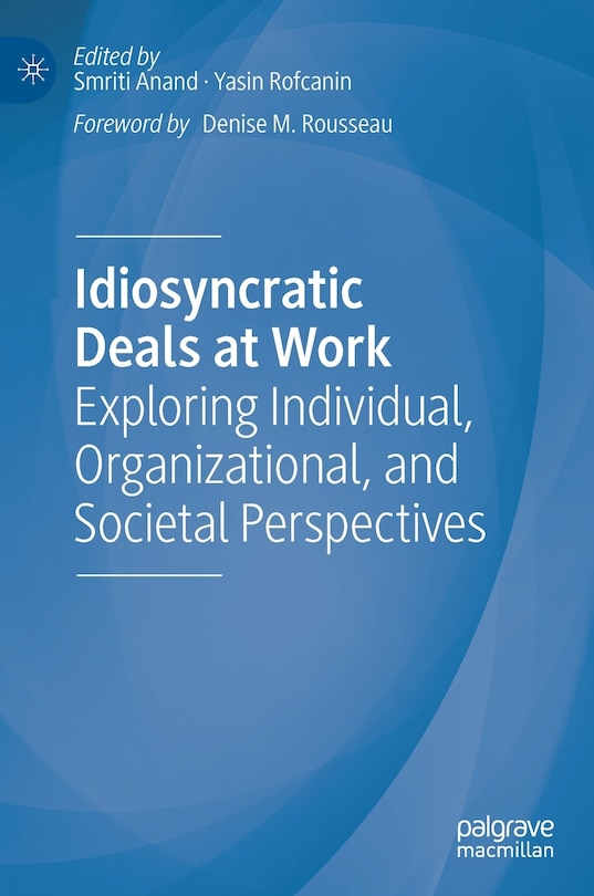 Front cover_Idiosyncratic Deals At Work
