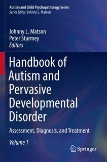 Couverture_Handbook of Autism and Pervasive Developmental Disorder